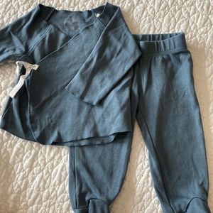 Oliver & Rain matching long sleeve set, 6 months